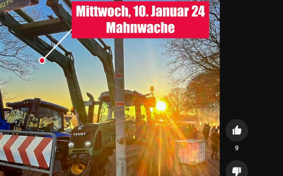 Mahnwache in Lilienthal