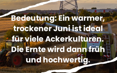 Bauernregel Juni