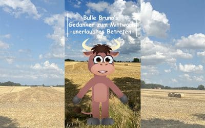Bulle Bruno über das unbefugte Betreten