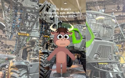 Bulle Bruno über die Agritechnica