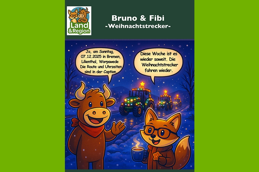 Die Weihnachtstrecker fahren – Sonntag, den 07.12.25