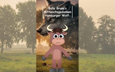 Bulle Bruno über den Hamburger Wolf