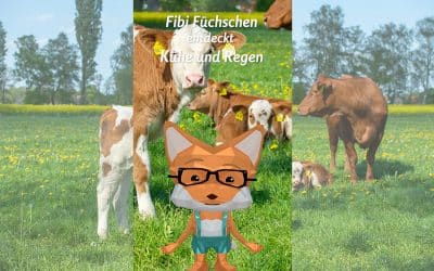 Fibi Füchschen endeckt Kühe und Wetter